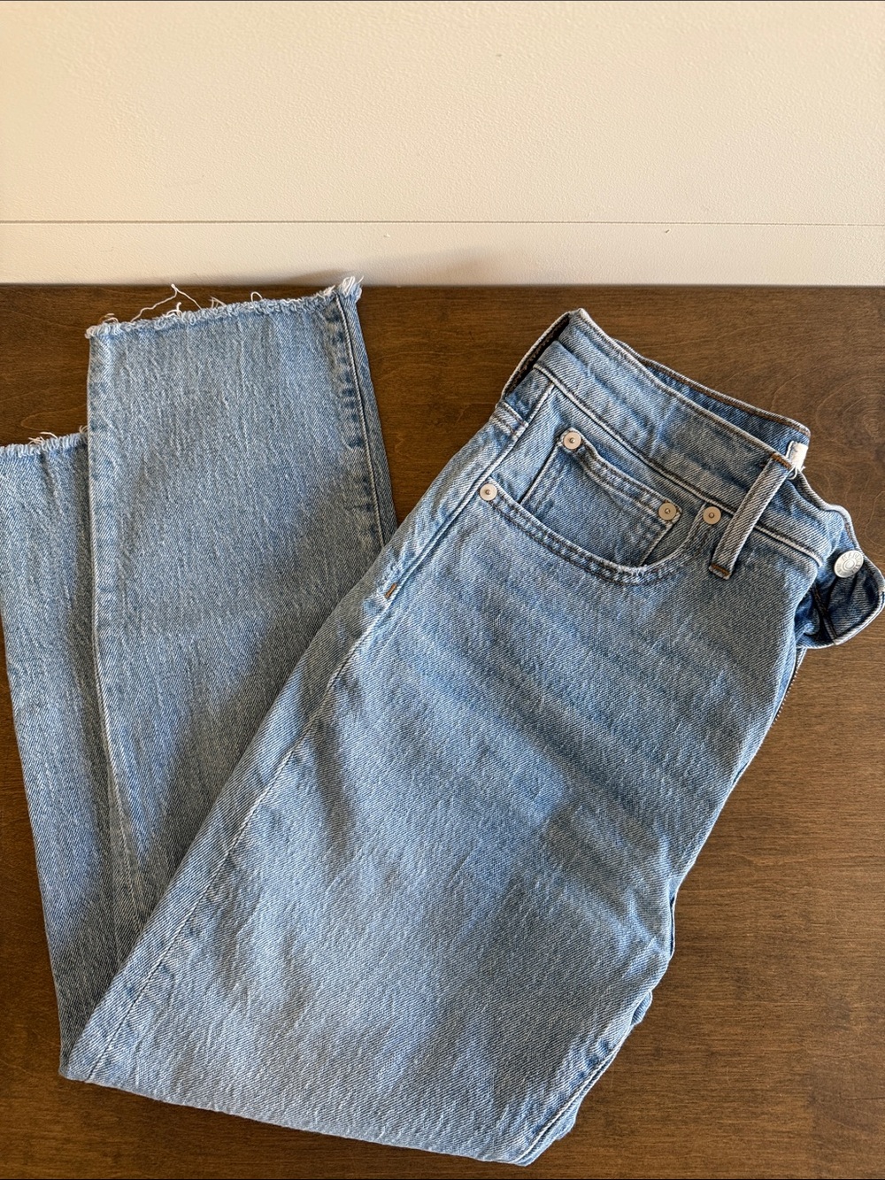 Madewell Light Blue Straight Leg Jeans
